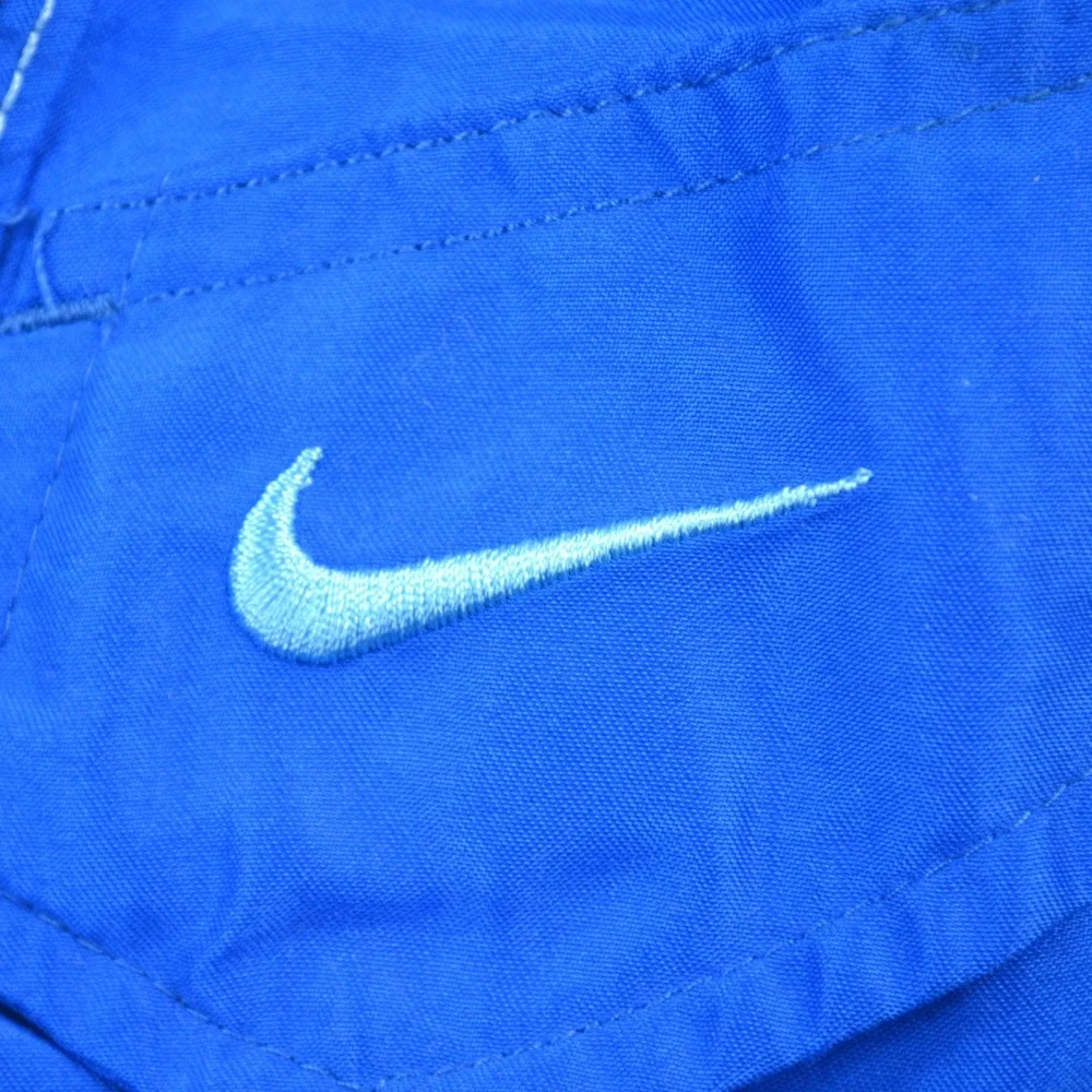 Nike Mens Swim Trunks Blue Cargo Pocket Mesh Lined Board Shorts Size Large